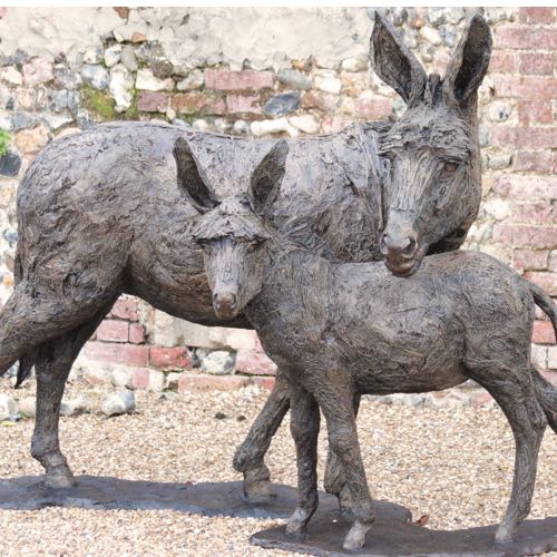 Donkey and Foal by Kate Denton