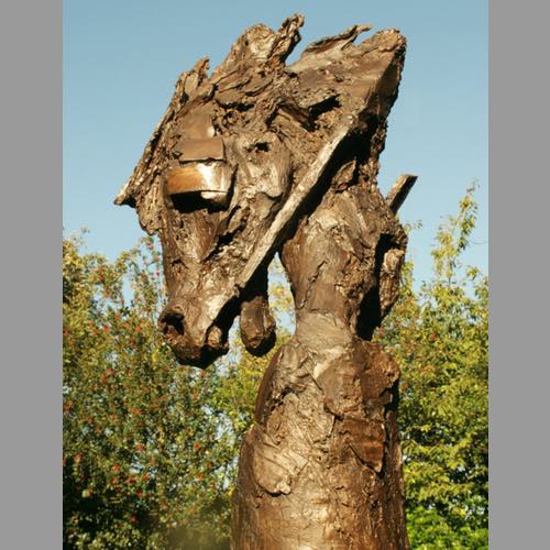 Paladins of Charlemagne V a Bronze Sculpture by Kate Denton
